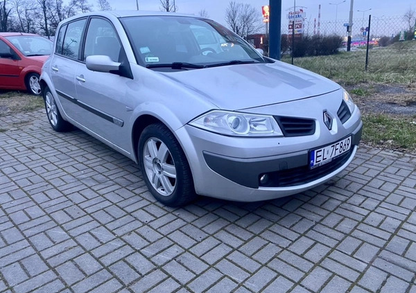 Renault Megane cena 4900 przebieg: 165900, rok produkcji 2006 z Łódź małe 37